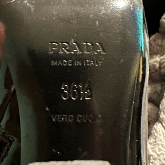 PRADA Vernice Glamour Black Patent Platform Booties - Size 36.5
EUC - Picture 5 of 5